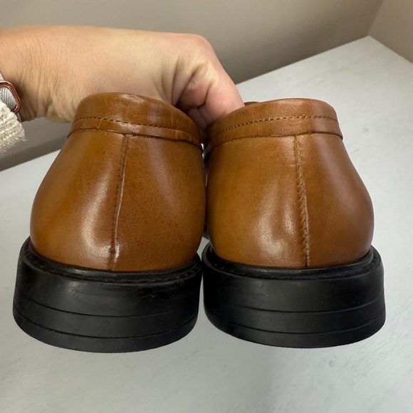 Men’s Express NWT Brown Leather Loafers - Size 12 Office Business Career main image 5